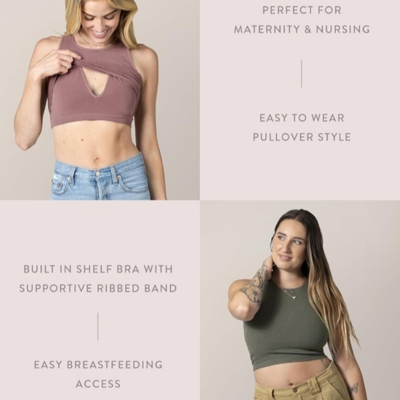 Kindred Bravely Maternity And Nursing Longline Bra Top XL Busty - Picture 7 of 7